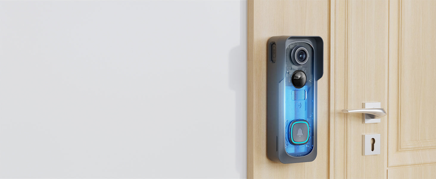 Boifun Wireless Video Doorbell - 90-day long standby battery