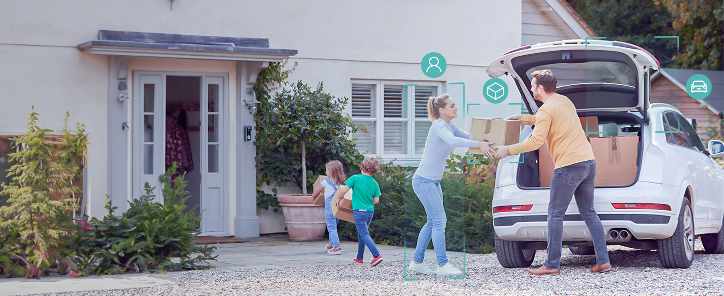 Boifun Wireless Video Doorbell-Al Motion Detection accurately distinguishes people and objects