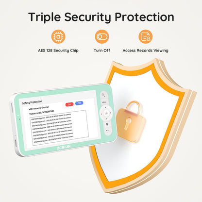 BOIFUN Baby Monitor 6T with 5.0” HD Display and 360° Camera