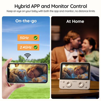 BOIFUN Baby Monitor 4TM With Face Covering Detection（Pre-Sale）