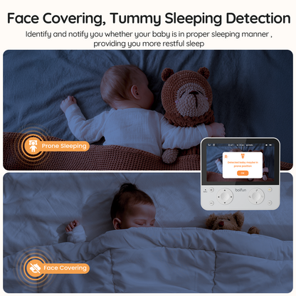 BOIFUN Baby Monitor 4TM With Face Covering Detection（Pre-Sale）