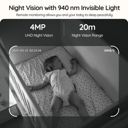 BOIFUN Baby Monitor 4TM With Face Covering Detection（Pre-Sale）